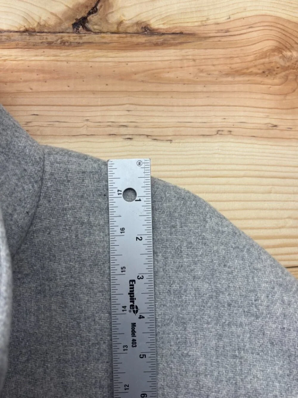 J Crew Coat Womens 000 Gray Wool Topcoat Stadium Cloth Nello Gori - Picture 6 of 12